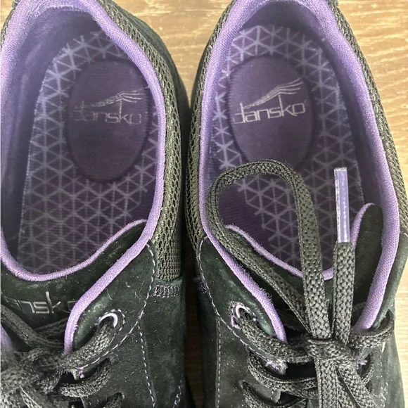 Dansko Paisley Women’s Waterproof Walking Shoes in Black Suede Size 40 - Picture 4 of 8